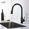 Kibi Napa Single Handle Pull Down Kitchen Sink Faucet with Soap Dispenser C-KKF2005MB-KSD100MB - alternate 2